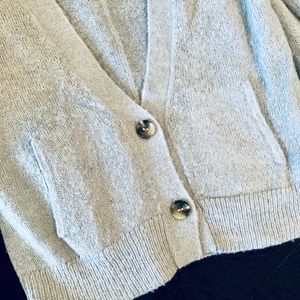 American Eagle Grey Wool Cardigan